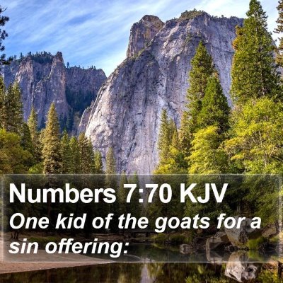 Numbers 7:70 KJV Bible Verse Image