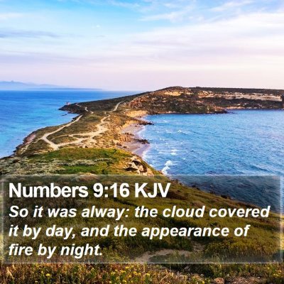 Numbers 9:16 KJV Bible Verse Image