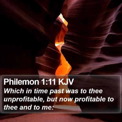 Philemon 1:11 KJV Bible Verse Image