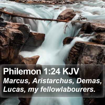 Philemon 1:24 KJV Bible Verse Image