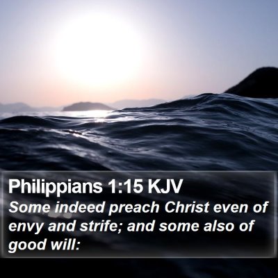 Philippians 1:15 KJV Bible Verse Image