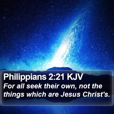 Philippians 2:21 KJV Bible Verse Image