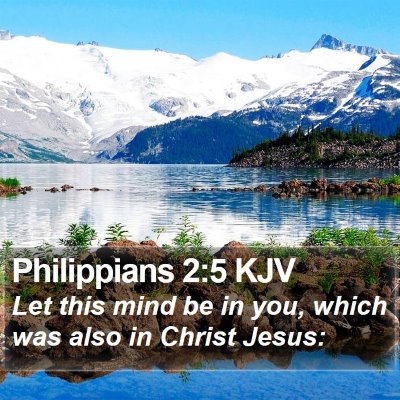 Philippians 2:5 KJV Bible Verse Image