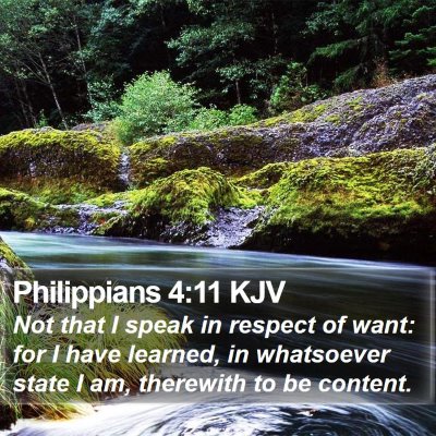 Philippians 4:11 KJV Bible Verse Image