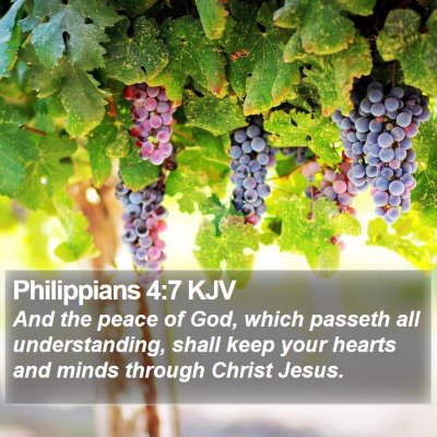 Philippians 4:7 KJV Bible Verse Image