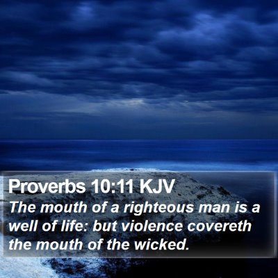 Proverbs 10:11 KJV Bible Verse Image