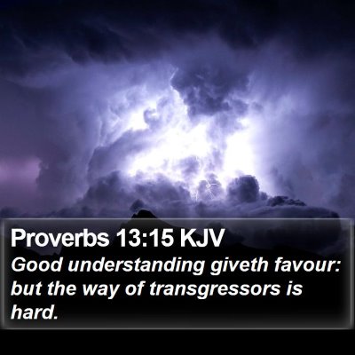 Proverbs 13:15 KJV Bible Verse Image