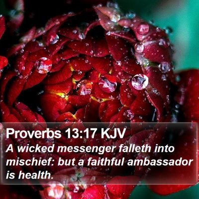 Proverbs 13:17 KJV Bible Verse Image