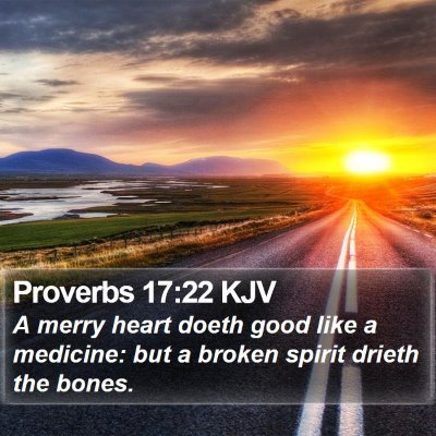 Proverbs 17:22 KJV Bible Verse Image