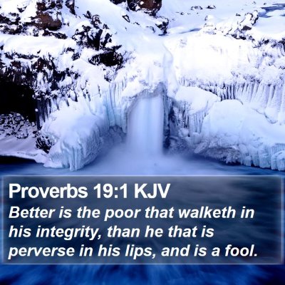 Proverbs 19:1 KJV Bible Verse Image