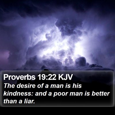 Proverbs 19:22 KJV Bible Verse Image