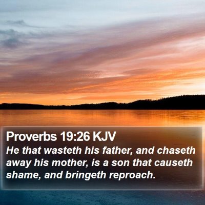 Proverbs 19:26 KJV Bible Verse Image
