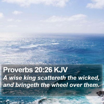 Proverbs 20:26 KJV Bible Verse Image