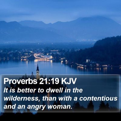 Proverbs 21:19 KJV Bible Verse Image