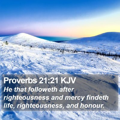 Proverbs 21:21 KJV Bible Verse Image
