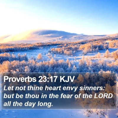 Proverbs 23:17 KJV Bible Verse Image