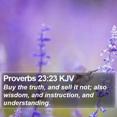 Proverbs 23:23 KJV Bible Verse Image