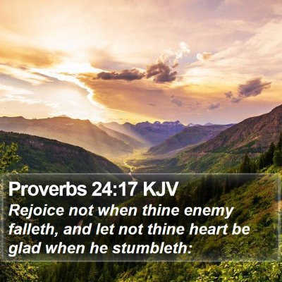 Proverbs 24:17 KJV Bible Verse Image