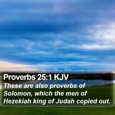 Proverbs 25:1 KJV Bible Verse Image