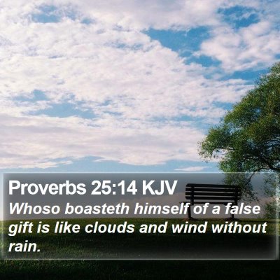 Proverbs 25:14 KJV Bible Verse Image