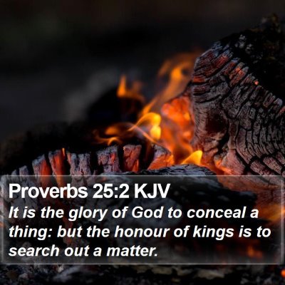 Proverbs 25:2 KJV Bible Verse Image