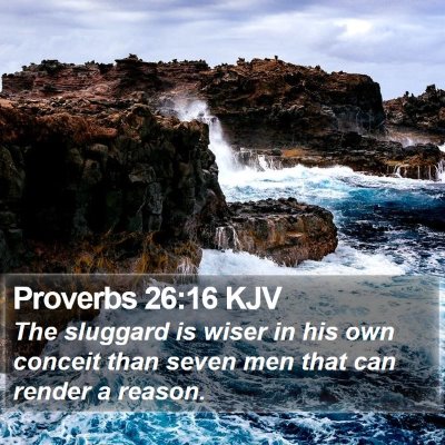 Proverbs 26:16 KJV Bible Verse Image