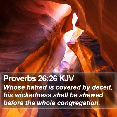 Proverbs 26:26 KJV Bible Verse Image
