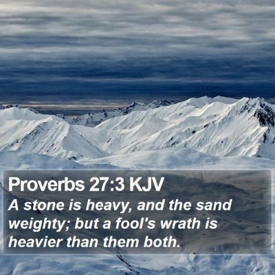 Proverbs 27:3 KJV Bible Verse Image