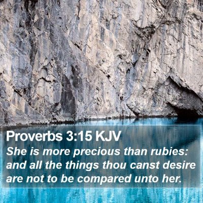 Proverbs 3:15 KJV Bible Verse Image
