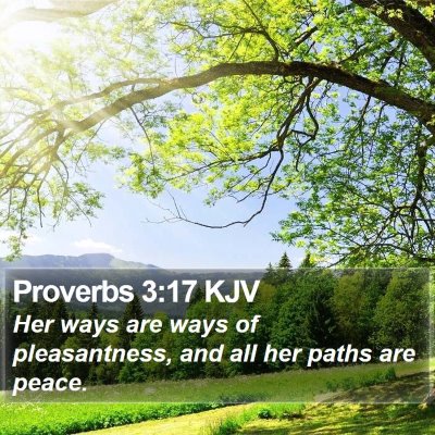 Proverbs 3:17 KJV Bible Verse Image