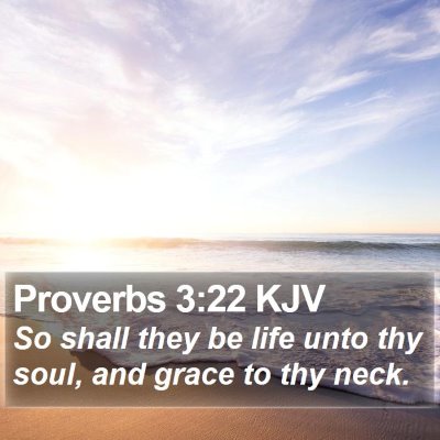 Proverbs 3:22 KJV Bible Verse Image