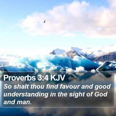 Proverbs 3:4 KJV Bible Verse Image