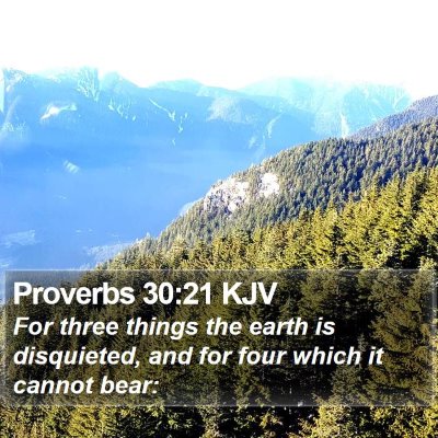Proverbs 30:21 KJV Bible Verse Image