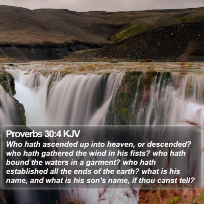 Proverbs 30:4 KJV Bible Verse Image
