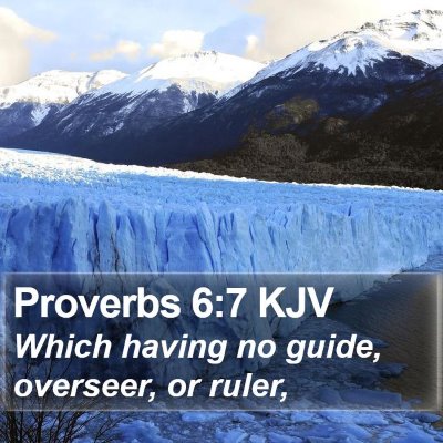 Proverbs 6:7 KJV Bible Verse Image