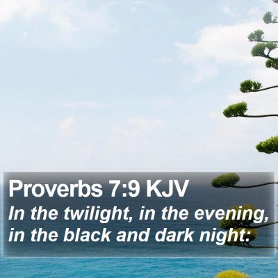 Proverbs 7:9 KJV Bible Verse Image