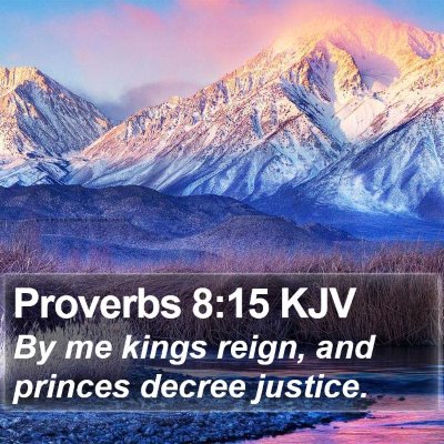 Proverbs 8:15 KJV Bible Verse Image