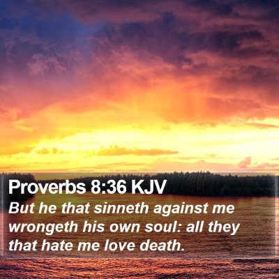 Proverbs 8:36 KJV Bible Verse Image