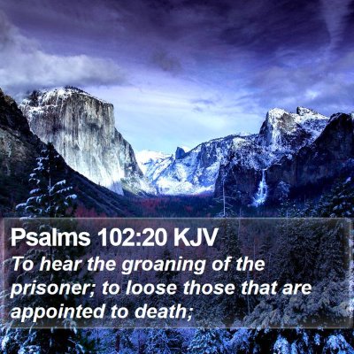Psalms 102:20 KJV Bible Verse Image