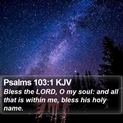 Psalms 103:1 KJV Bible Verse Image