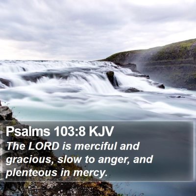 Psalms 103:8 KJV Bible Verse Image
