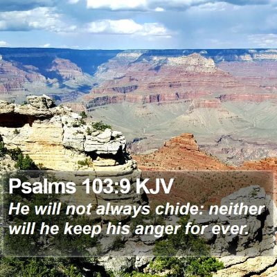 Psalms 103:9 KJV Bible Verse Image
