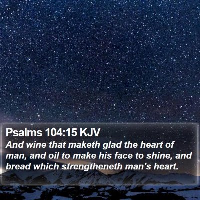 Psalms 104:15 KJV Bible Verse Image