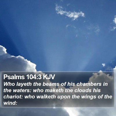 Psalms 104:3 KJV Bible Verse Image