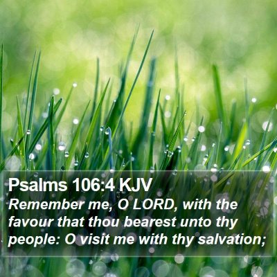 Psalms 106:4 KJV Bible Verse Image