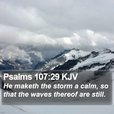 Psalms 107:29 KJV Bible Verse Image