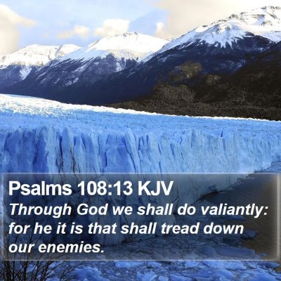 Psalms 108:13 KJV Bible Verse Image