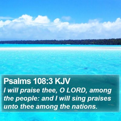 Psalms 108:3 KJV Bible Verse Image