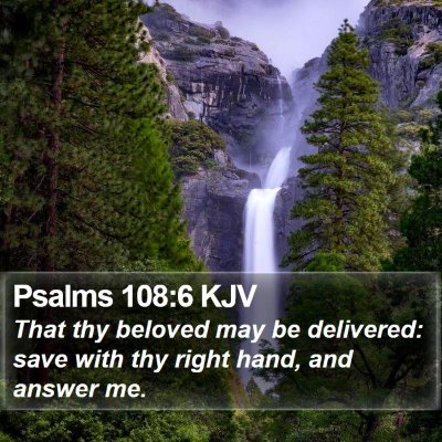 Psalms 108:6 KJV Bible Verse Image