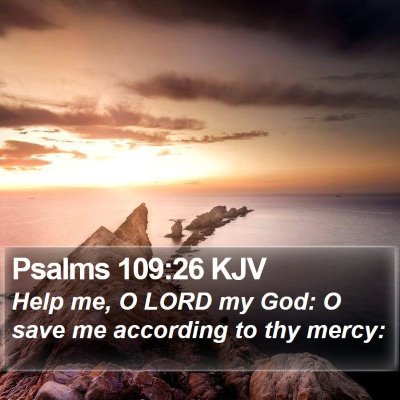 Psalms 109:26 KJV Bible Verse Image
